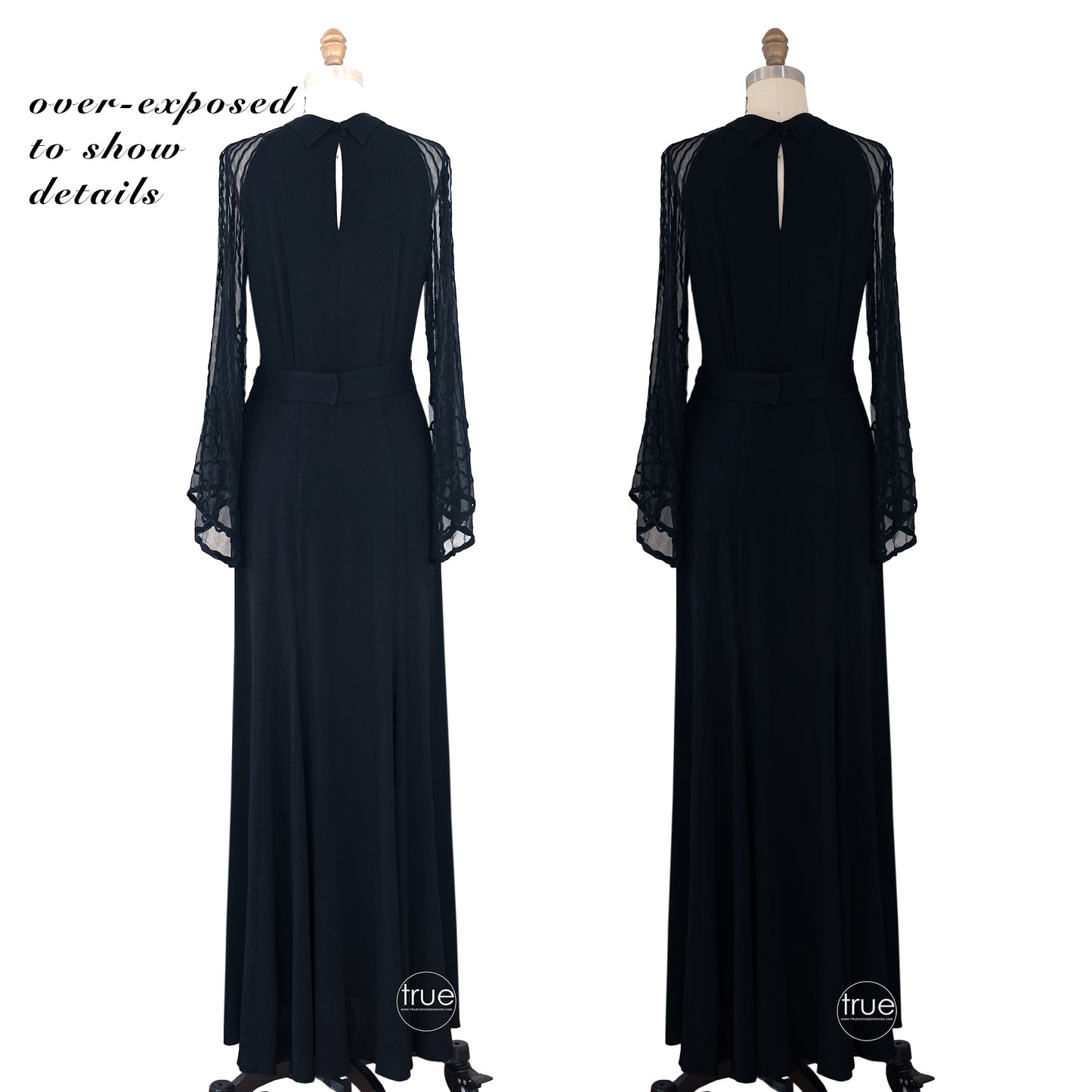 vintage spiderweb dress