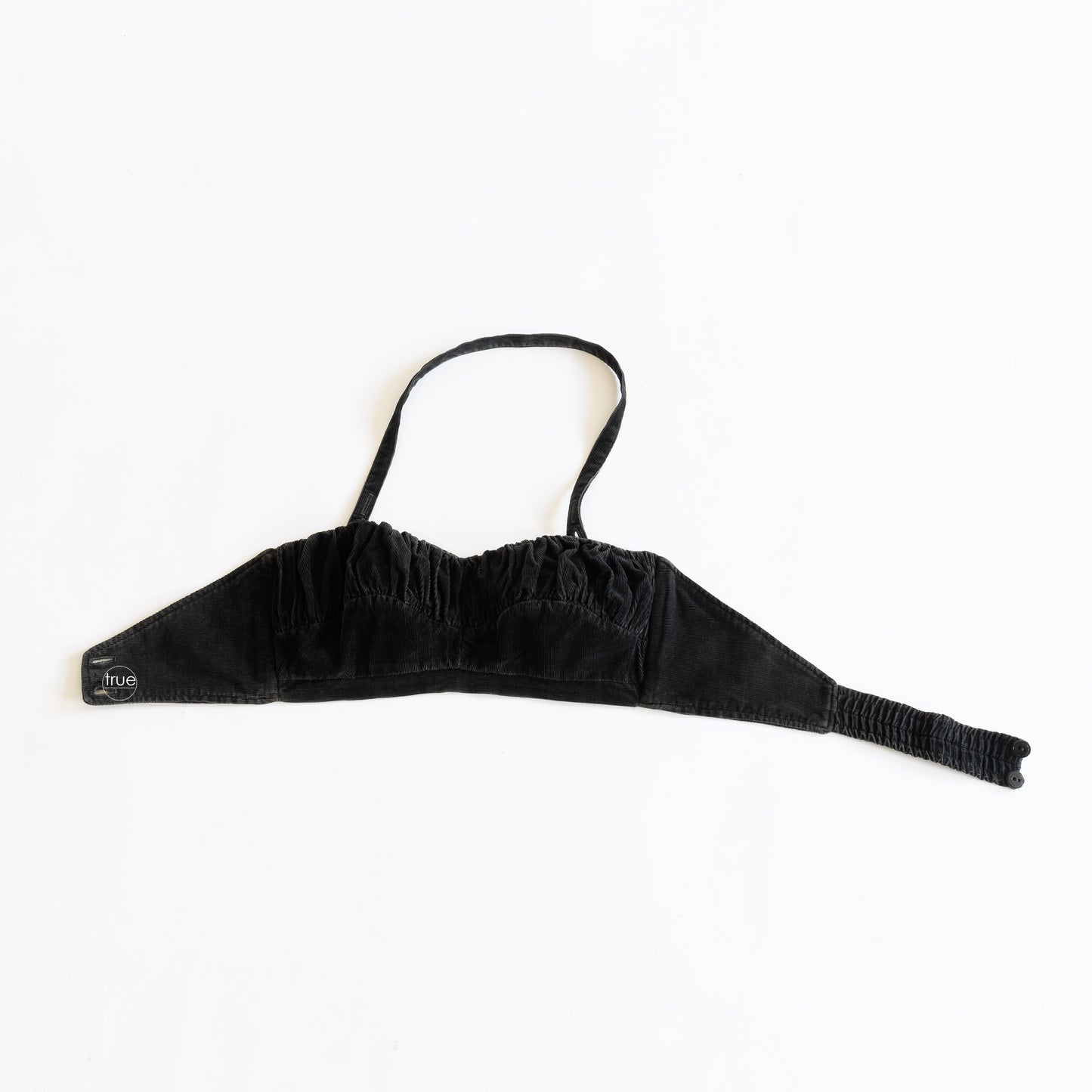 vintage 1940's top ...summer staple CATALINA black corduroy convertible top
