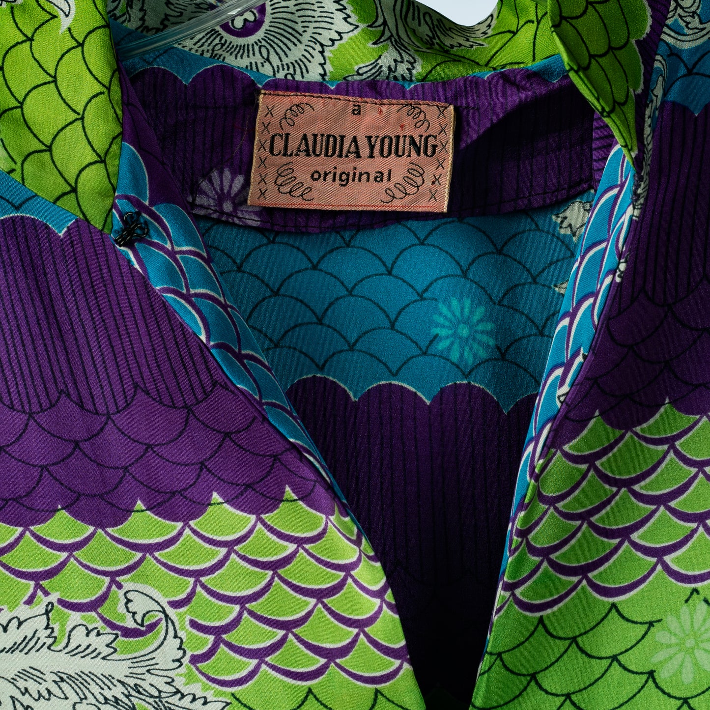 1940’s Claudia Young dragon dress