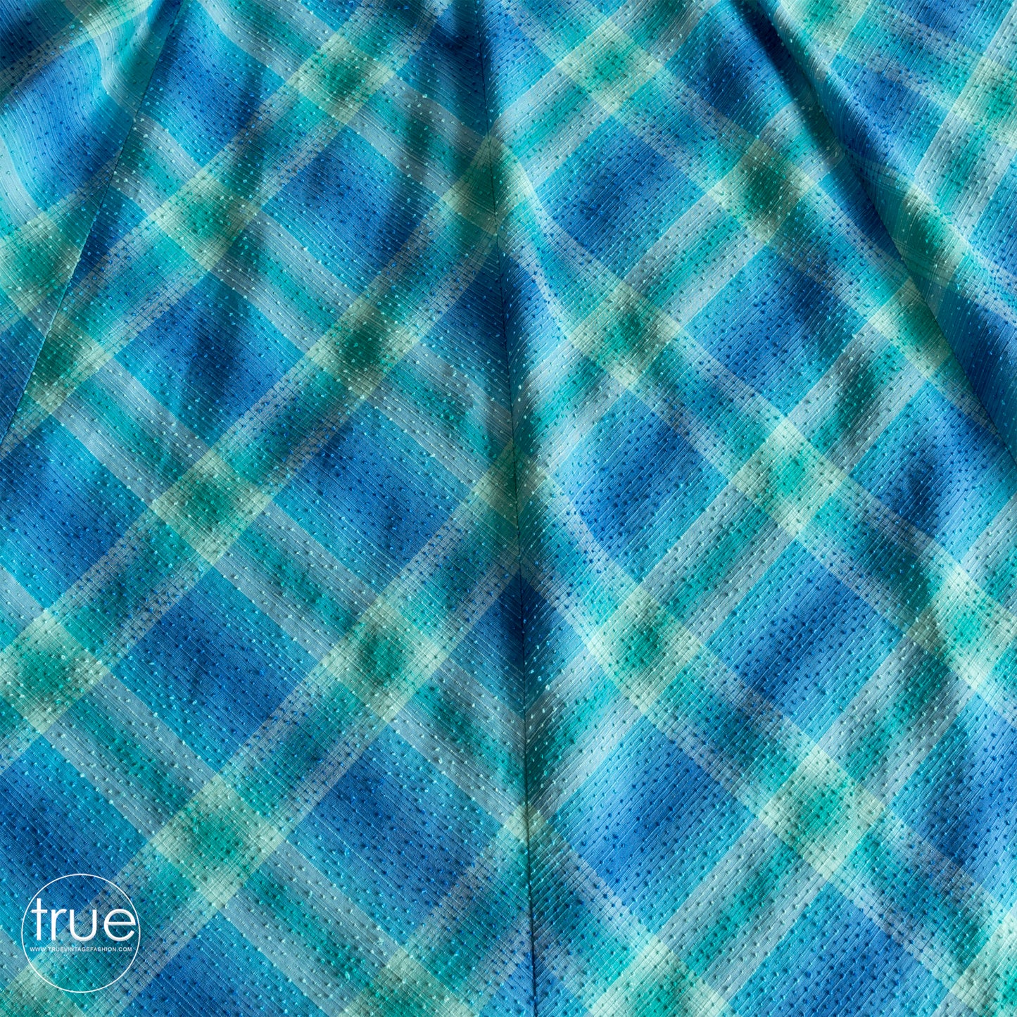 vintage 1950's dress ...summer dream COLE of california gradient madras plaid convertible halter dress
