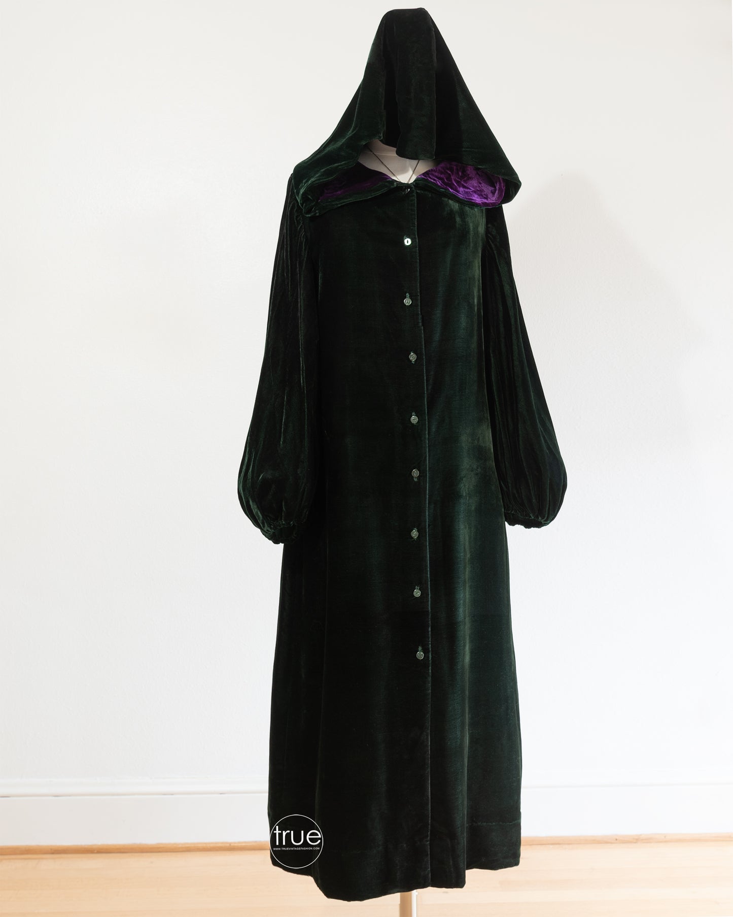 vintage velvet duster