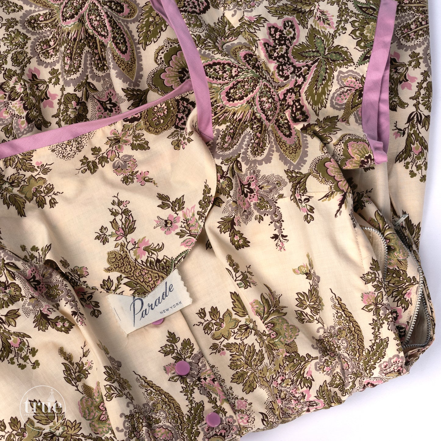 1950's Parade New York cotton floral dress