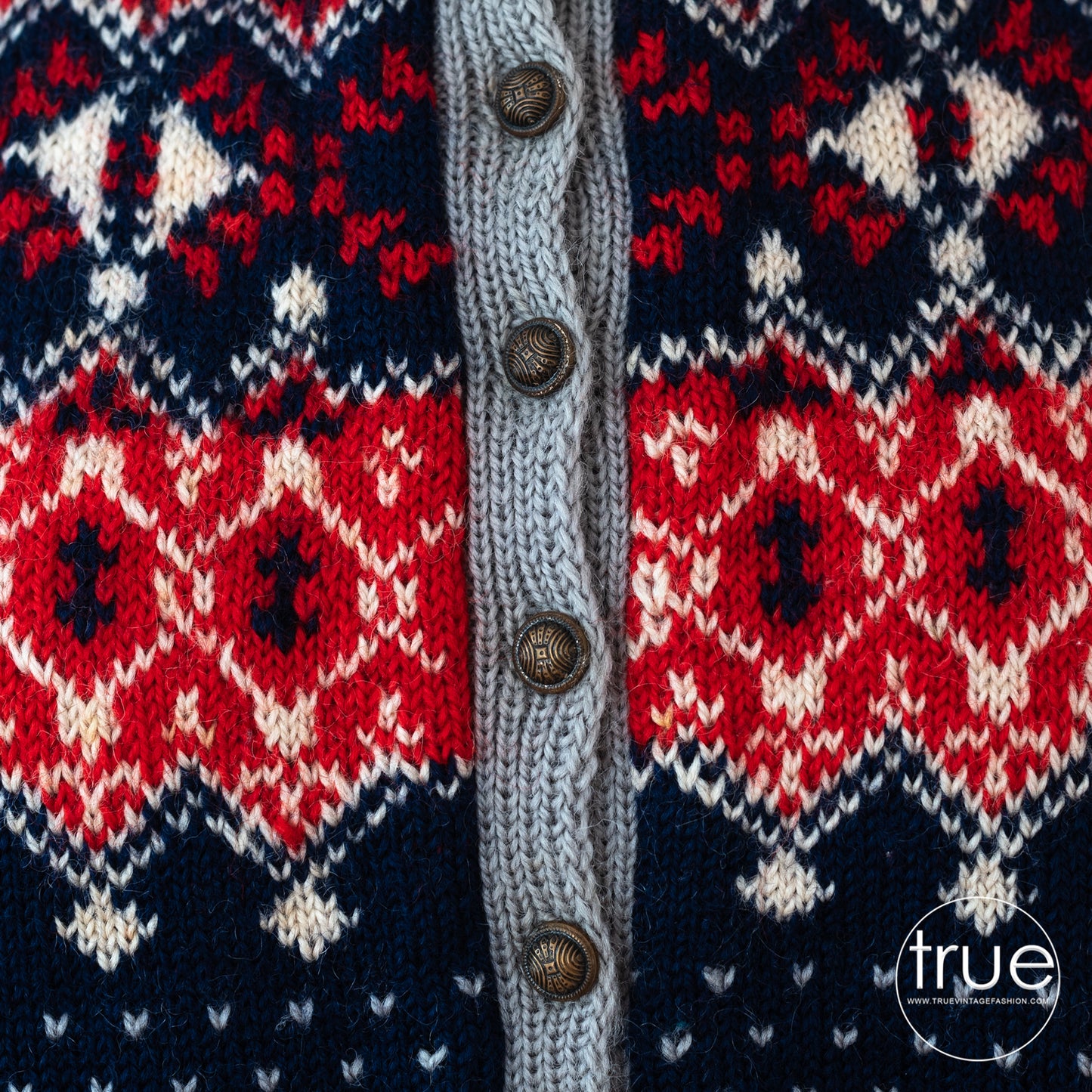 vintage 1940's sweater ...classic danish Paul Mage for Meier & Frank ski sweater