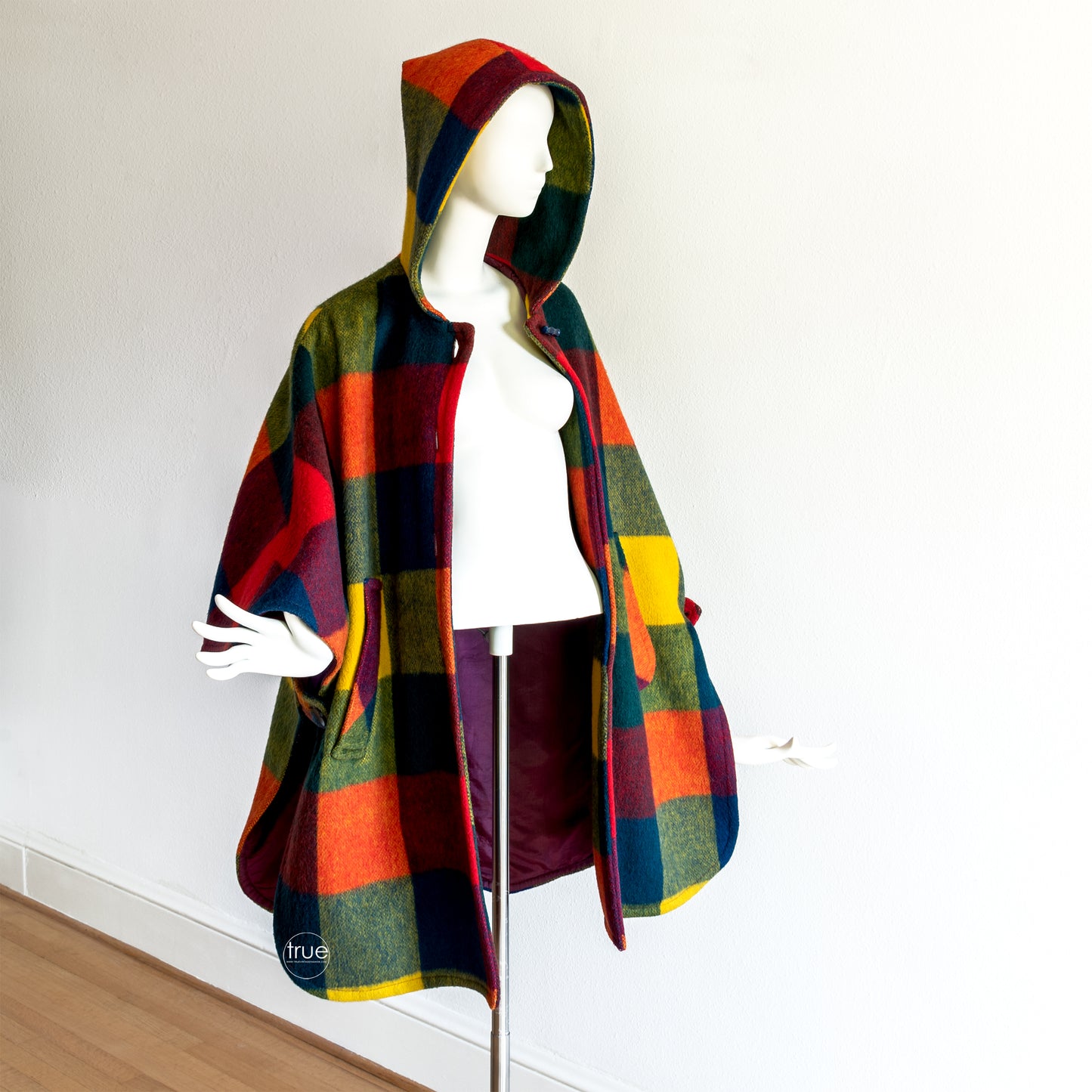 vintage rainbow plaid