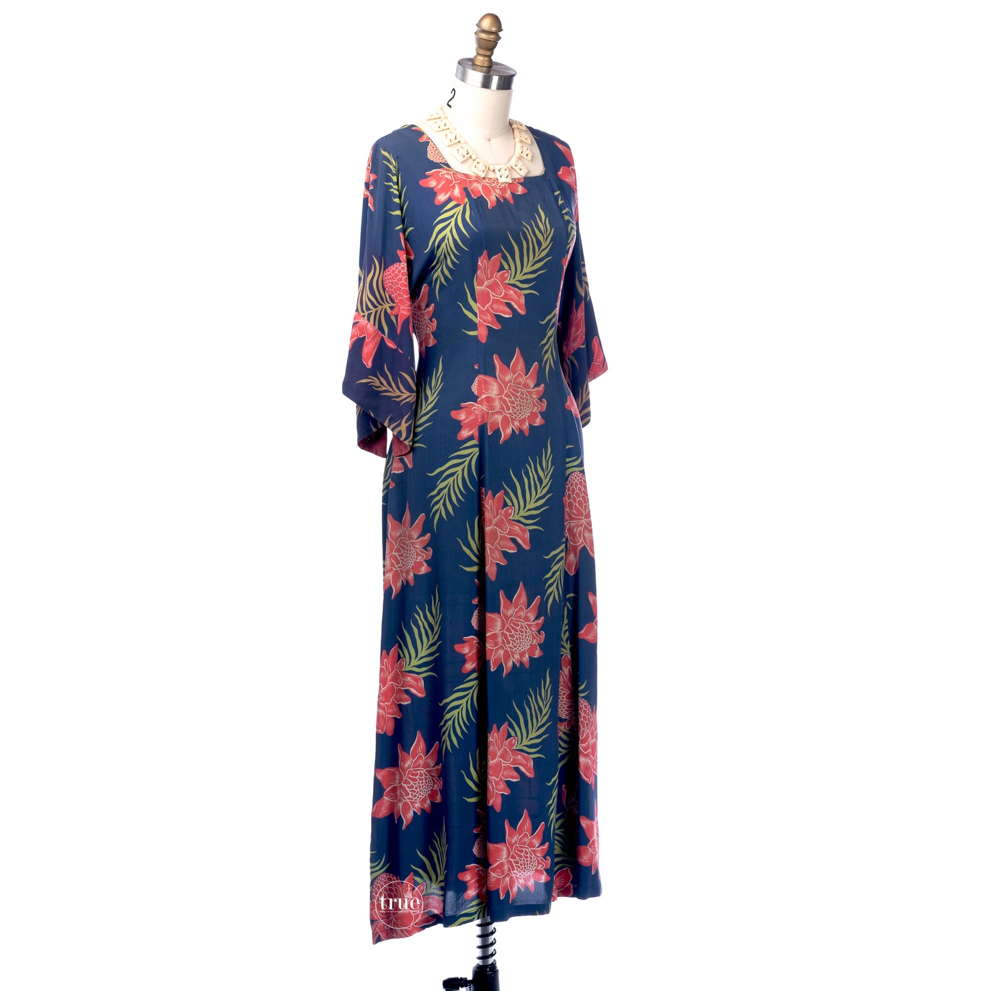 true vintage 1940's pake muu dress