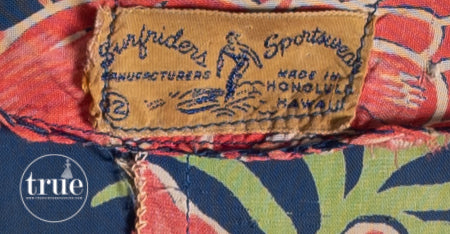 vintage 1940's dress ...RARE Surfriders Sportswear cold rayon pake muu dress