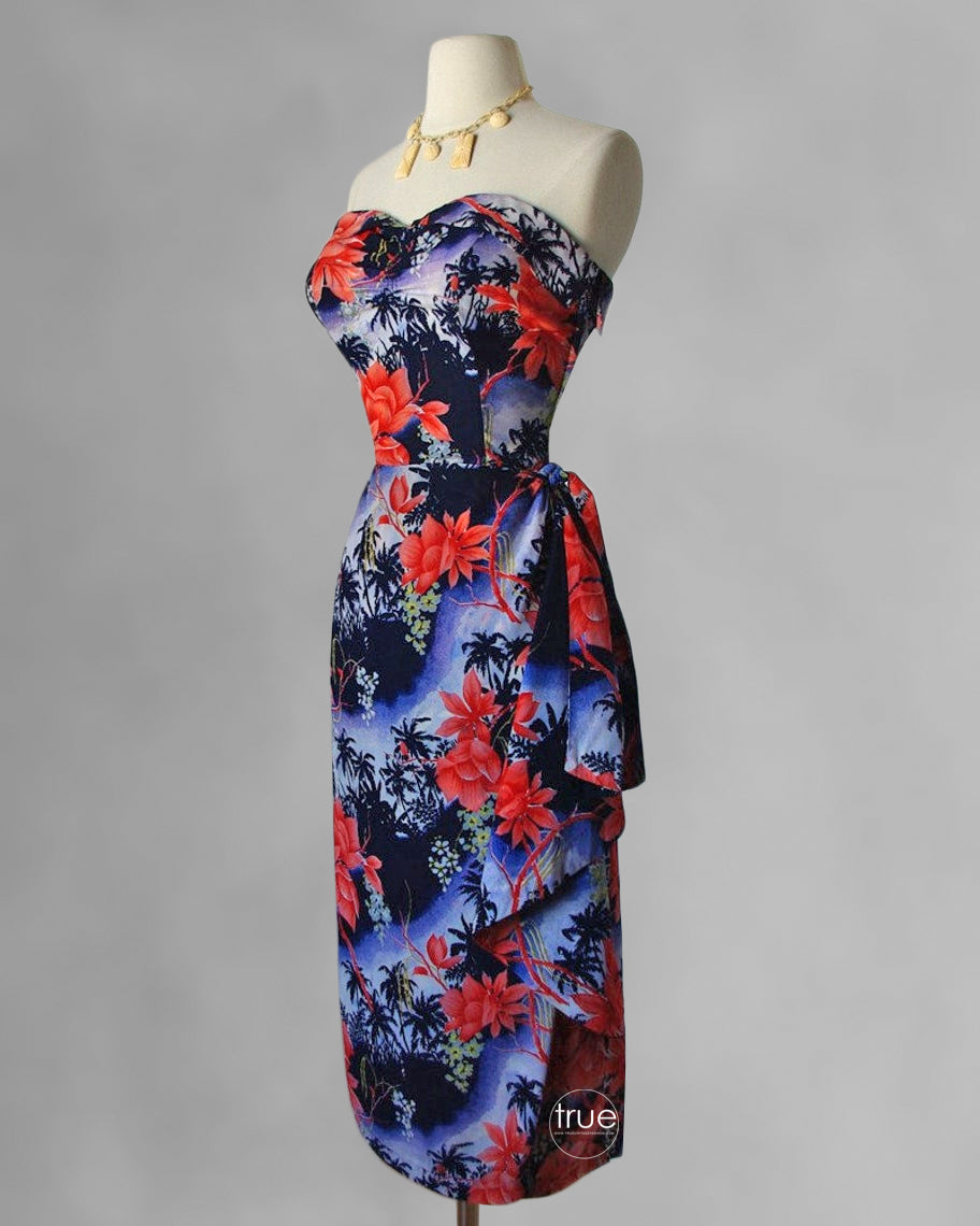 vintage hawaiian dress
