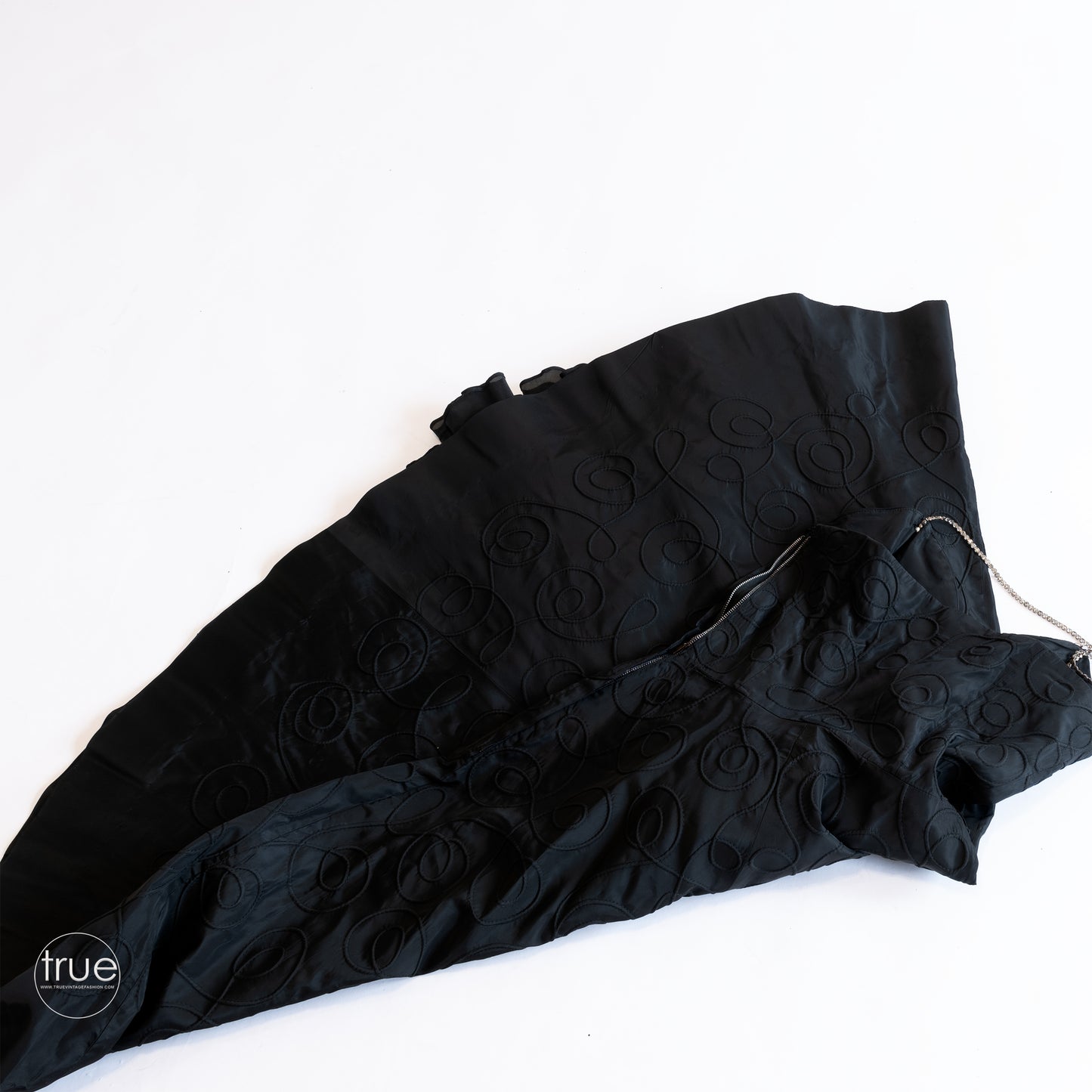 vintage 1950's dress ...classic Suzy Perette black corded full skirt dress & bolero