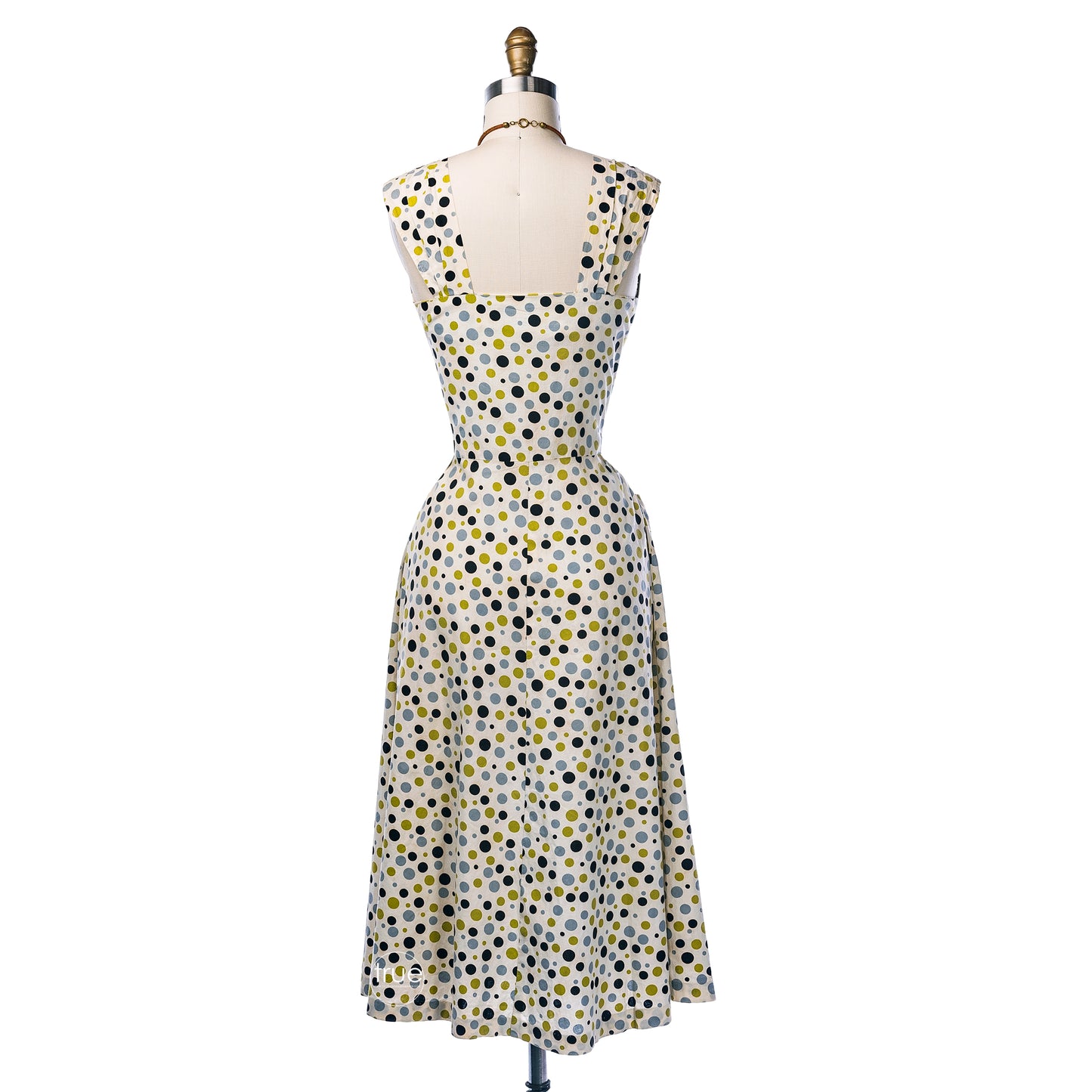 vintage 1930's dress ...fun cotton polka dot sundress and bolero jacket dress