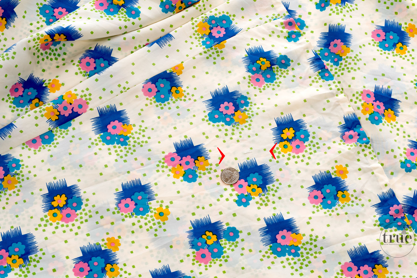 1940's floral novelty print maxi dress