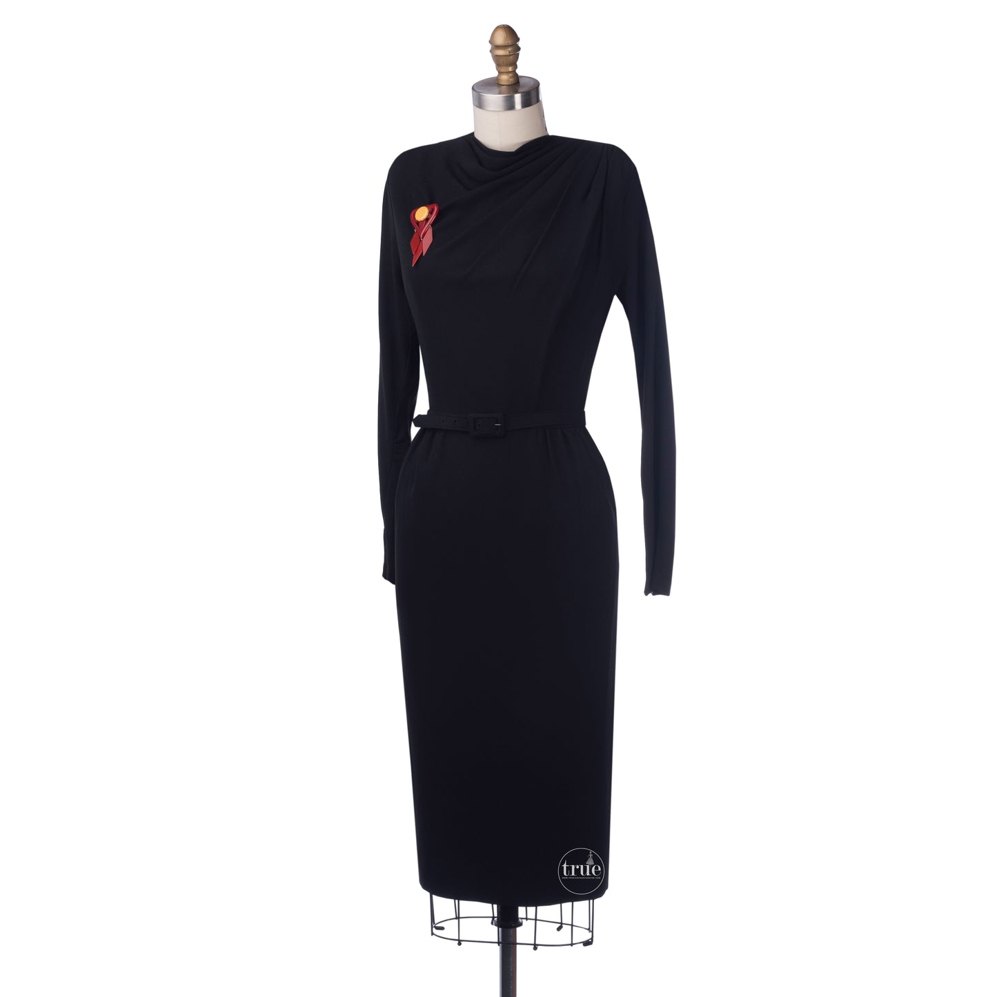 vintage 1950's deco dress