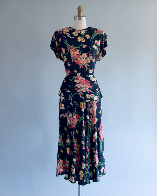 vintage 1940's dress