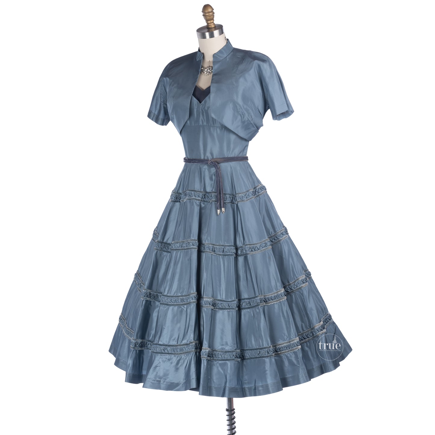 vintage 1940's cocktail party dress