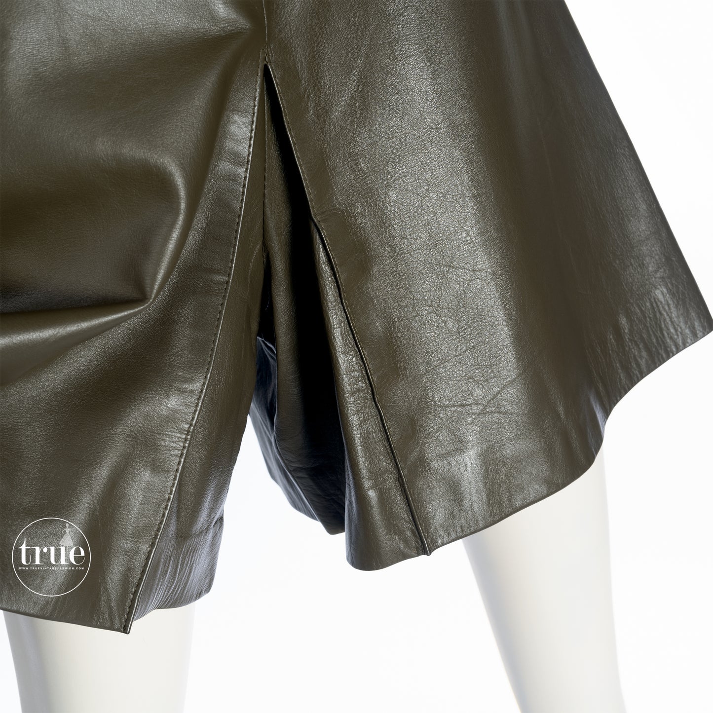 vintage 1960's dress jumpsuit ...mod couture BEGED OR leather skorts jumpsuit dress