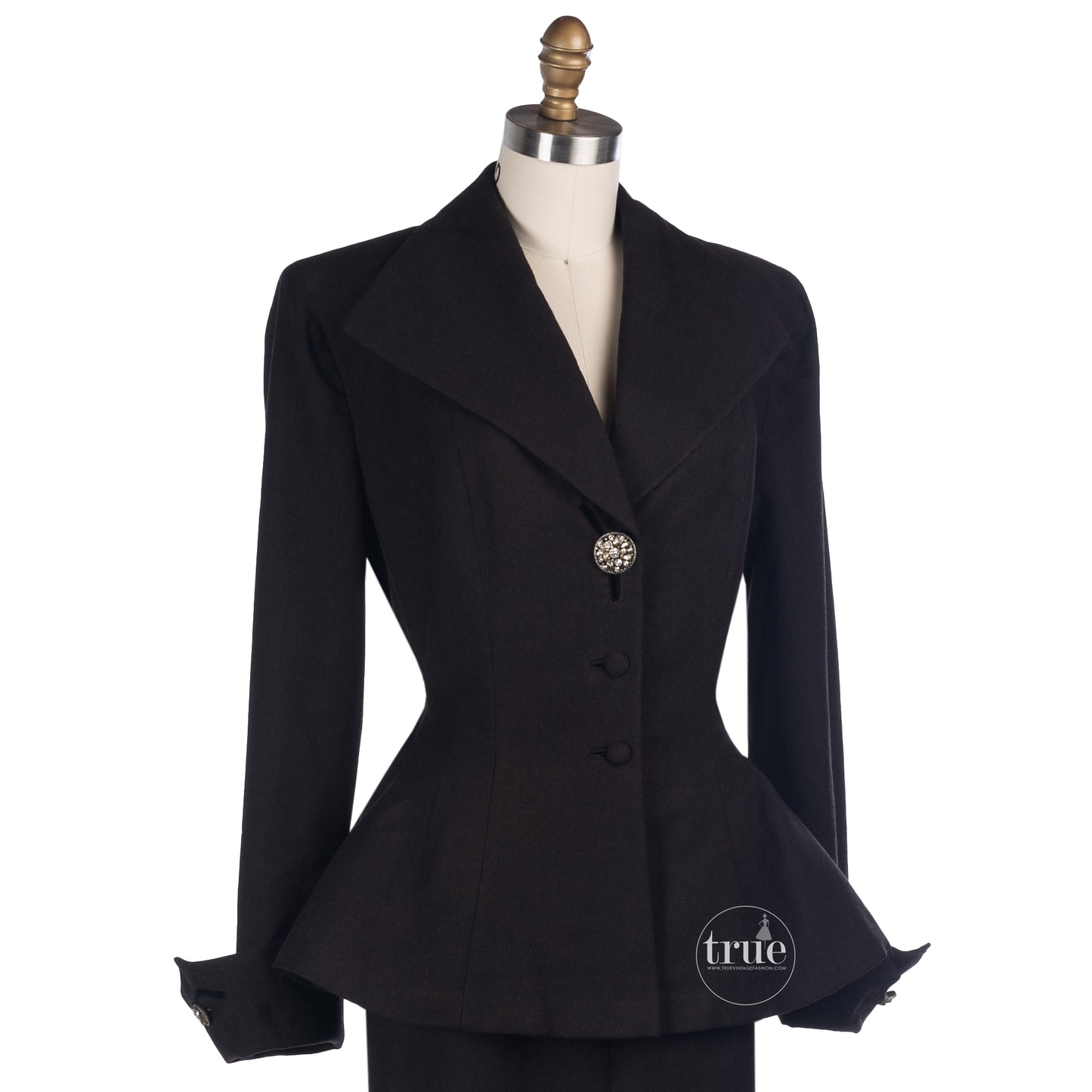 1940's Betty Hill california Burelson's jacket skirt suit