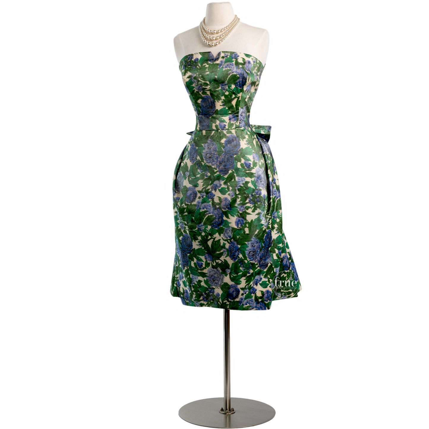 rare 1950's Elizabeth Arden sculptural floral dress – Traven7's True ...