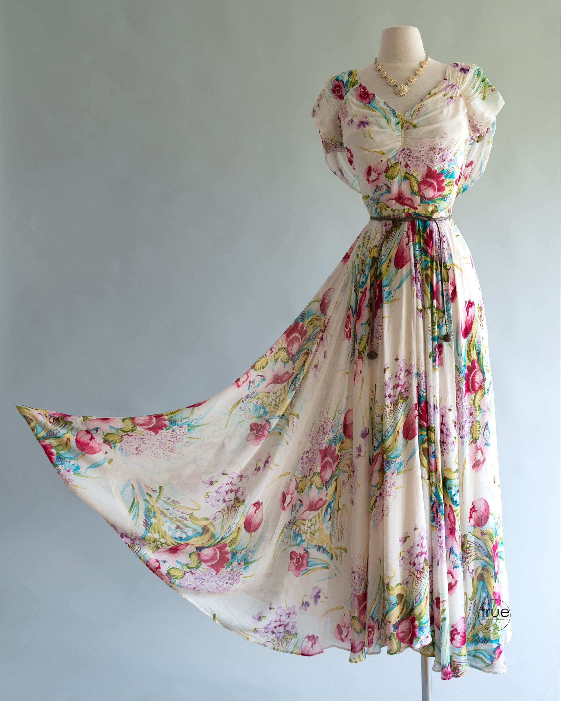 vintage 1940's dress
