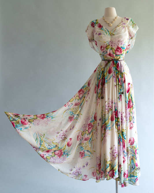 vintage 1940's dress