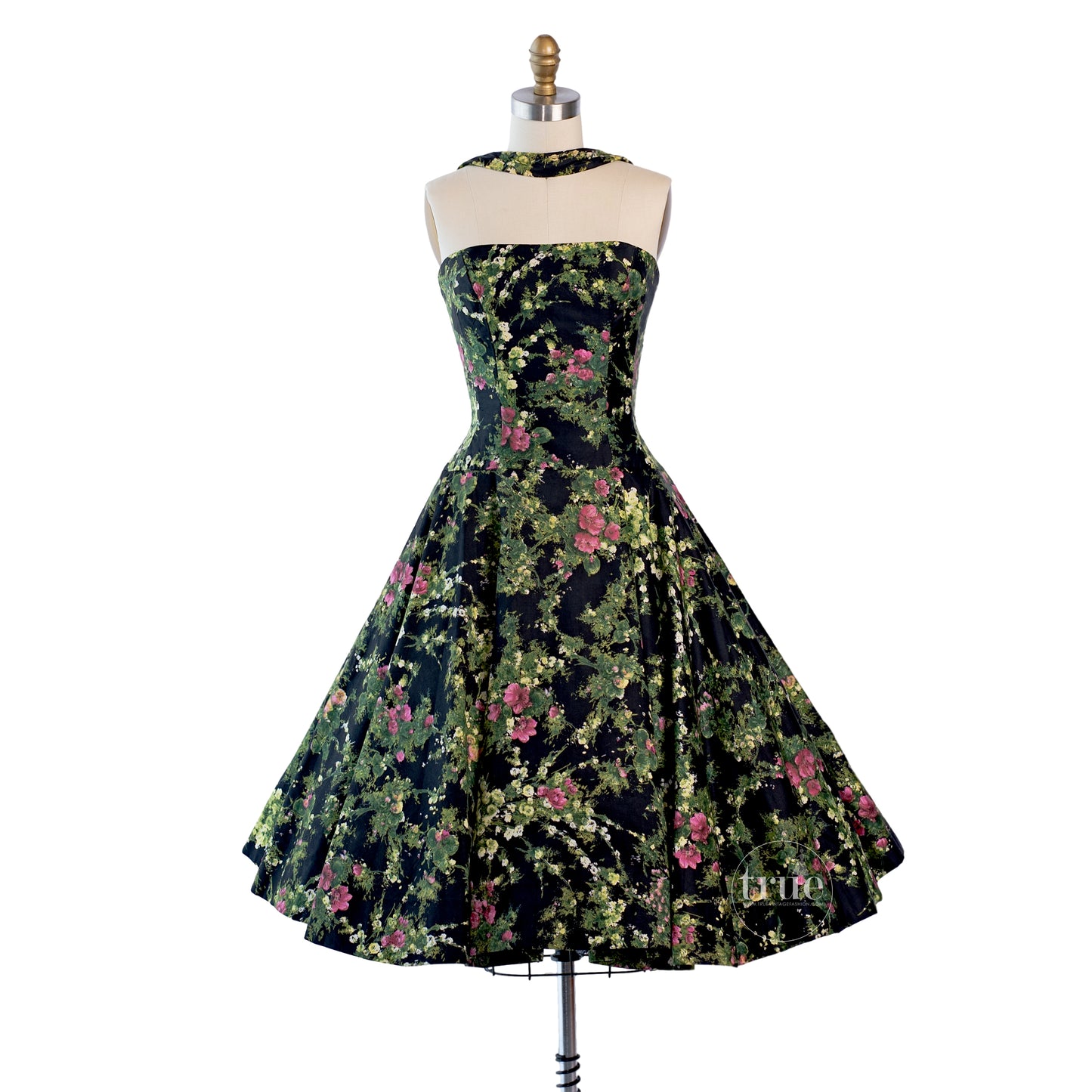 vintage 1950's LUIS ESTÉVEZ dress