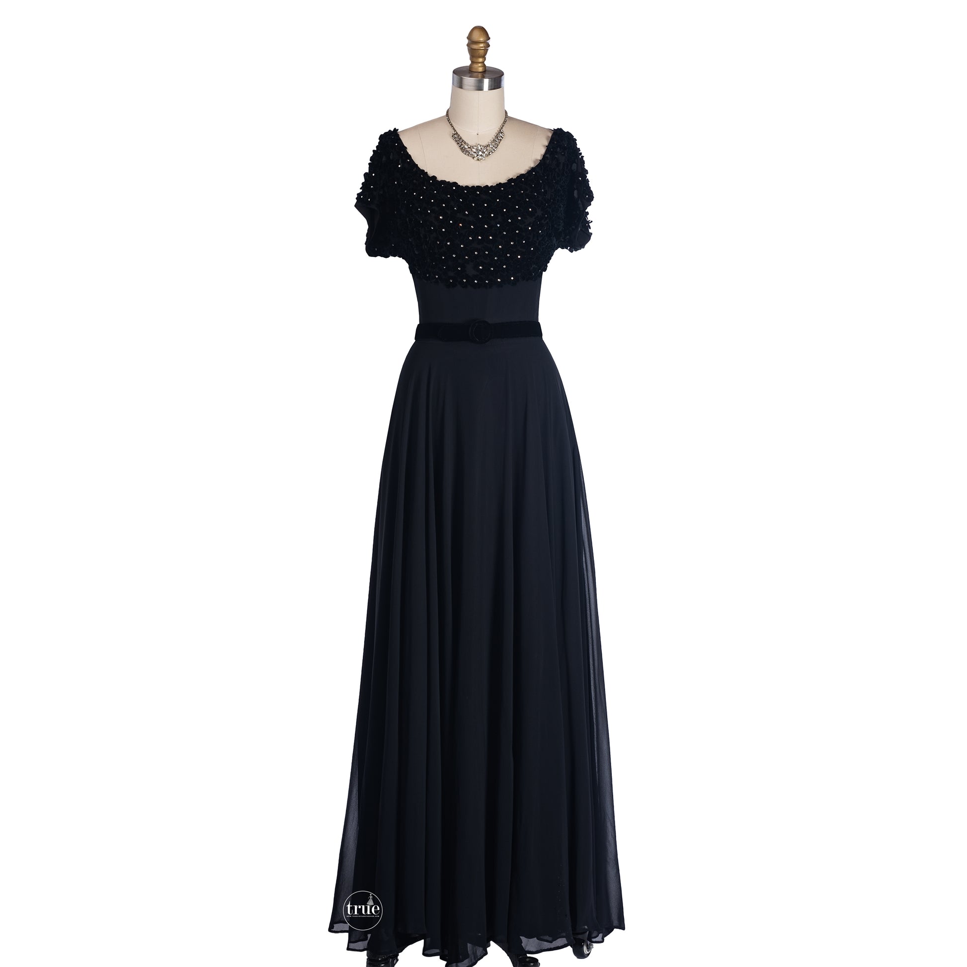 true vintage 1940's dress