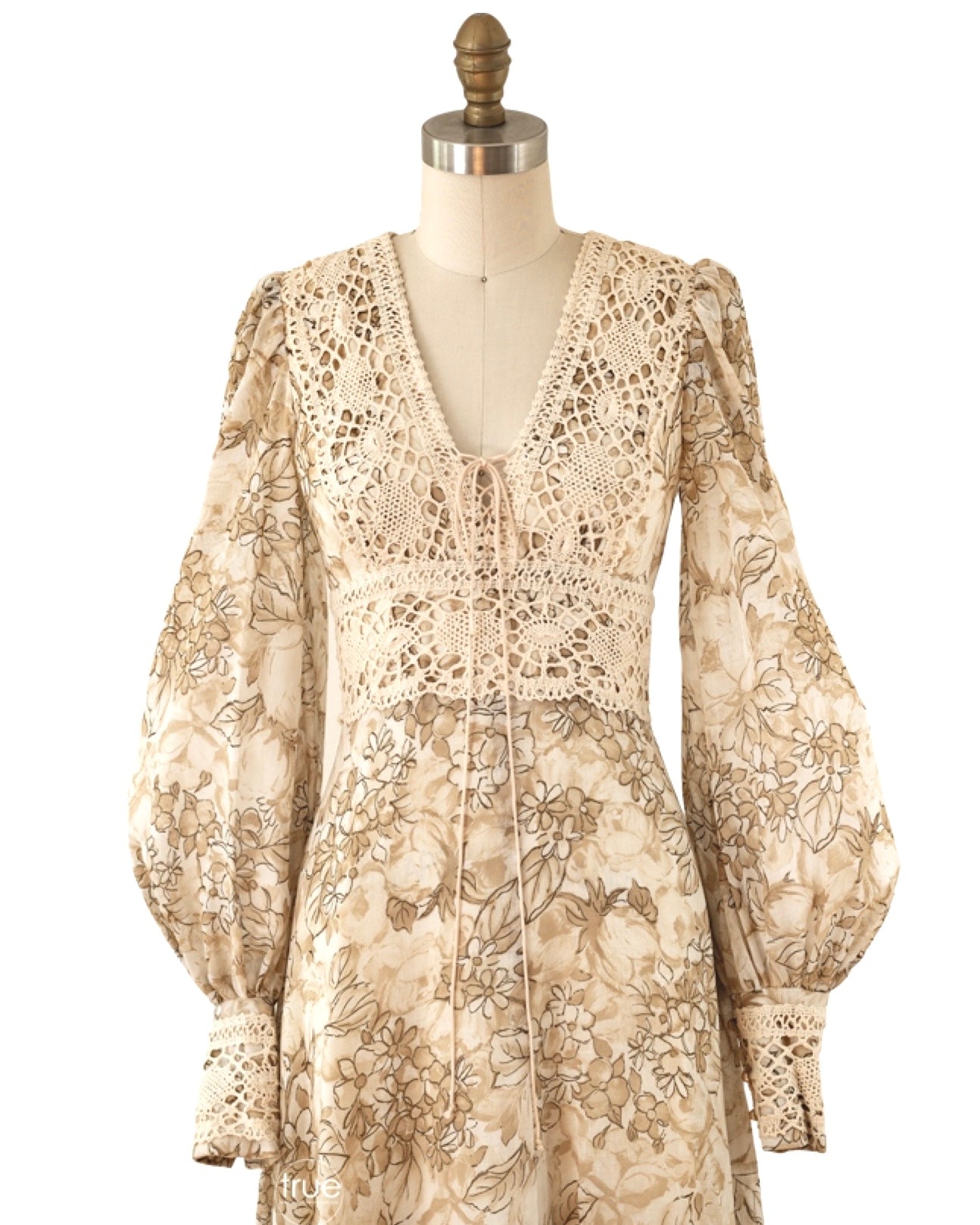 vintage 1970's dress ...gorgeous autumnal GUNNE SAX maxi dress