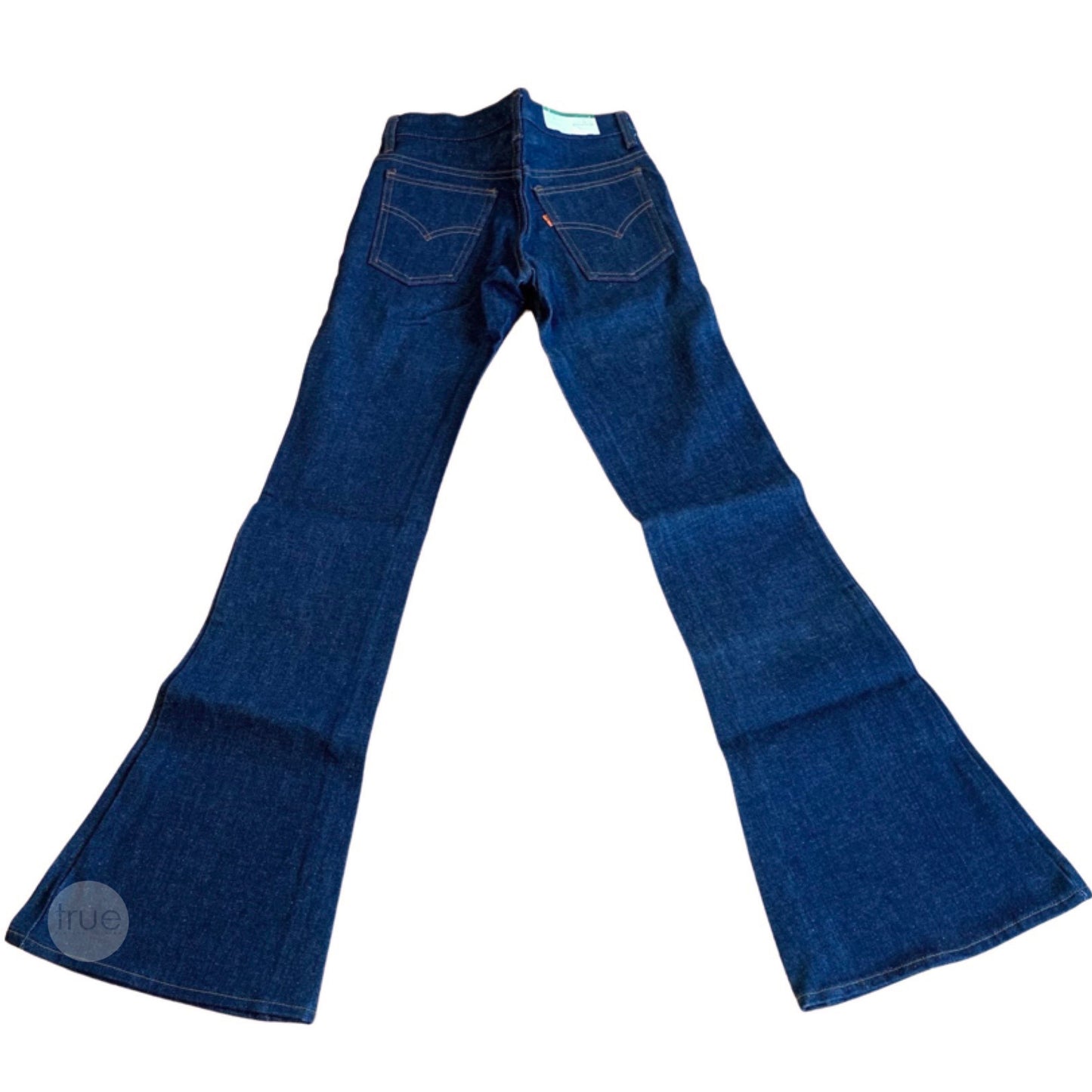 vintage 1970's jeans ...DEADSTOCK never worn Levi's orange tab bell bottom jeans 26/33