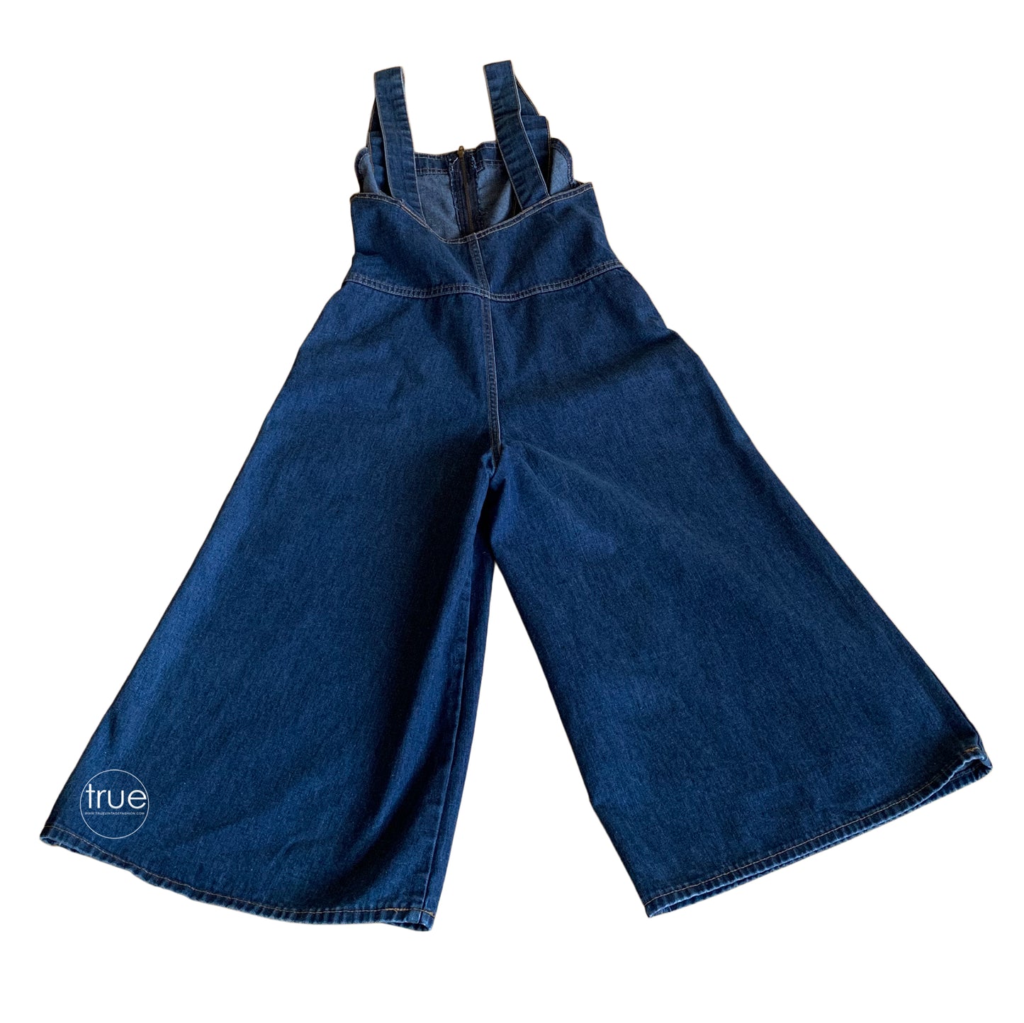 vintage 1970's overalls ...rare LEVI'S denim overalls gaucho jeans