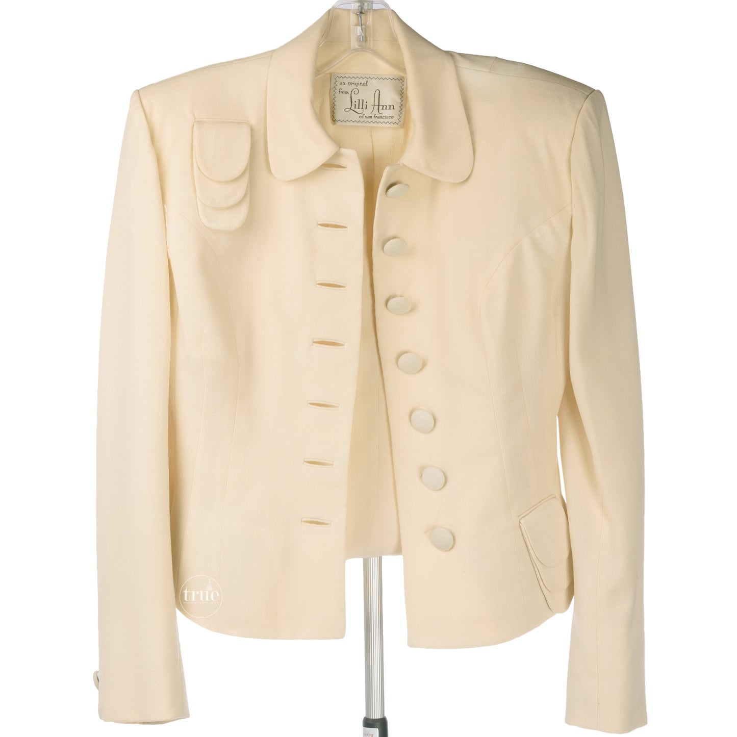 vintage 1940's suit ...fab LILLI ANN buttercream spring suit