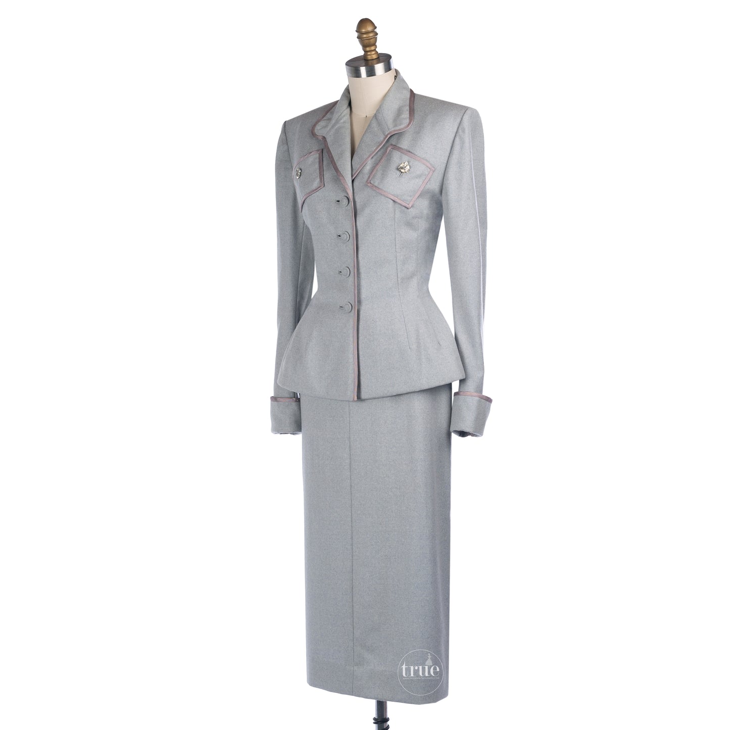 1940's lilli ann jacket skirt suit