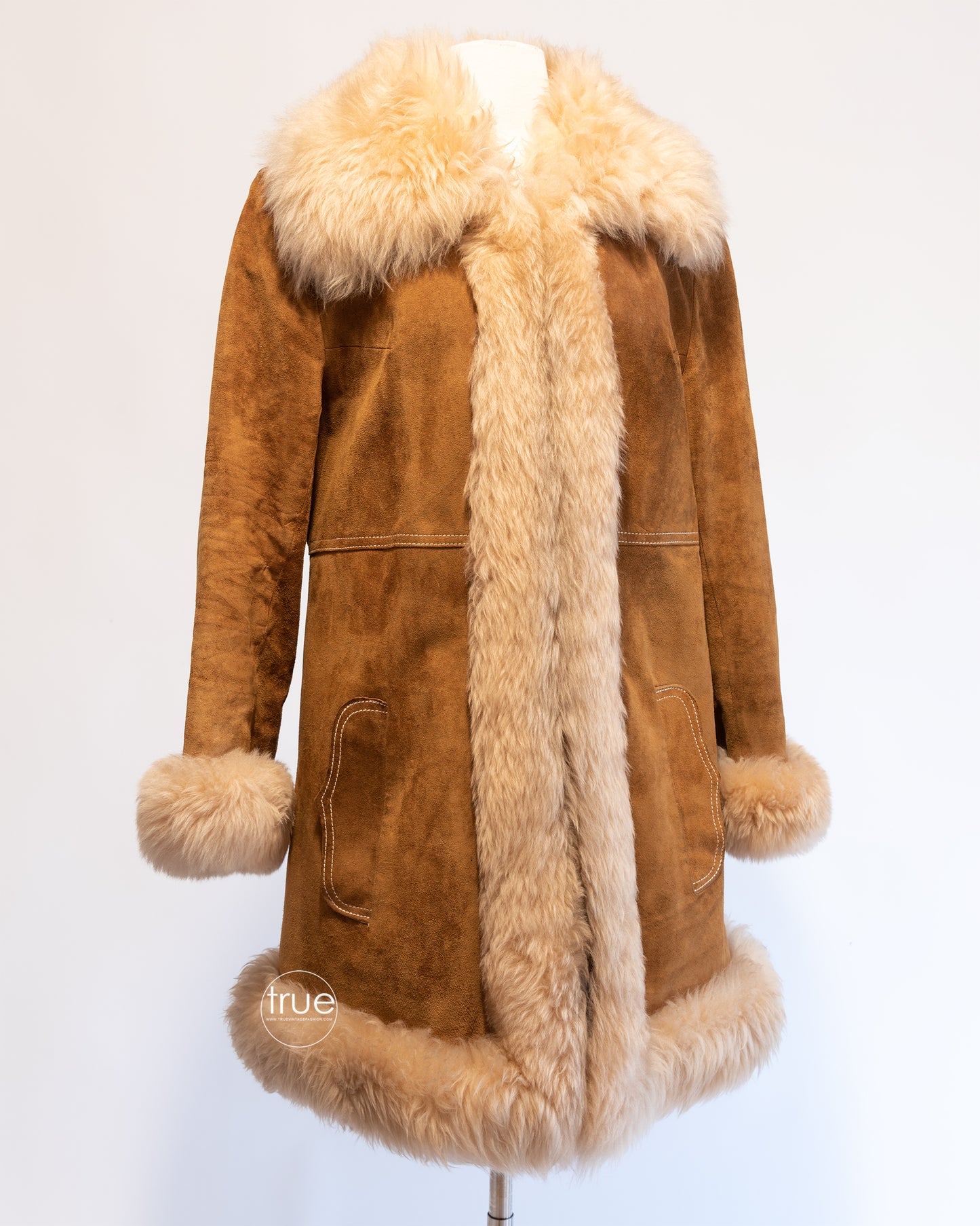 vintage 1970's coat ...suede & shearling Penny Lane coat