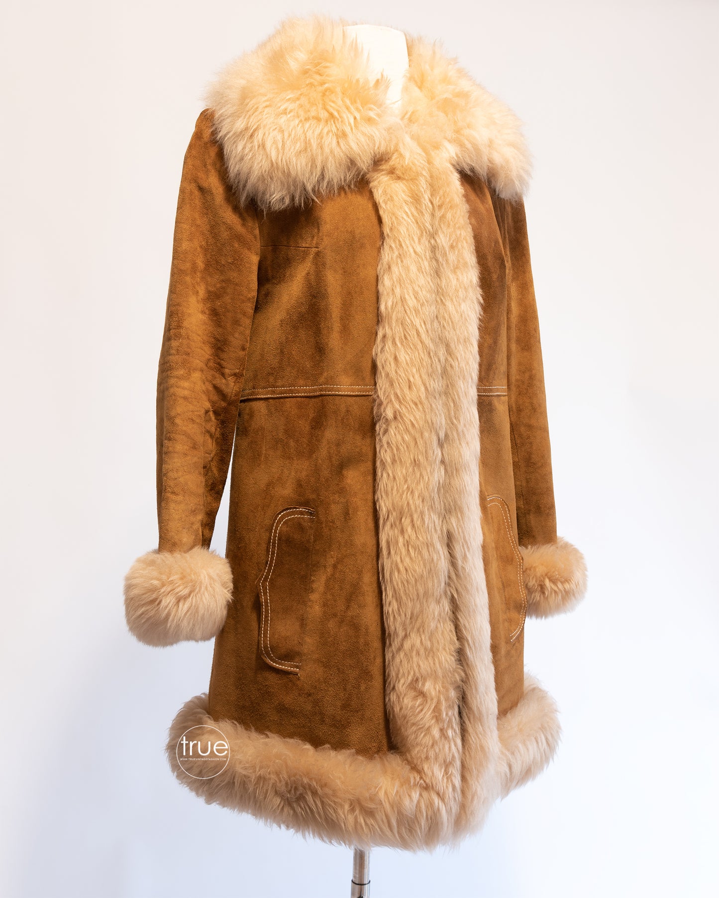 vintage 1970's coat ...suede & shearling Penny Lane coat