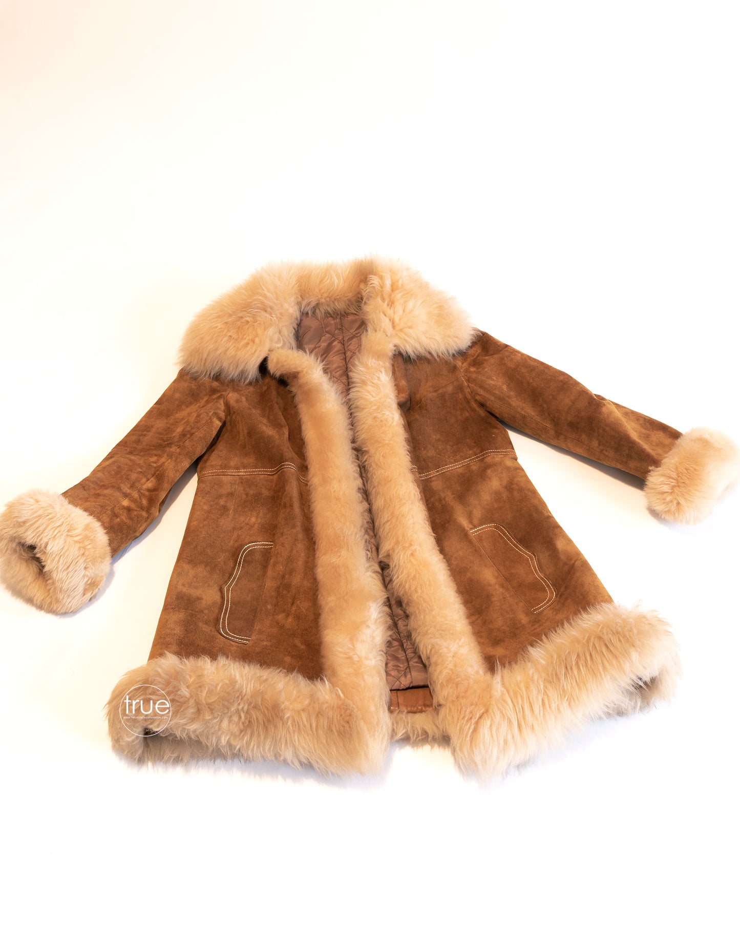 vintage 1970's coat ...suede & shearling Penny Lane coat