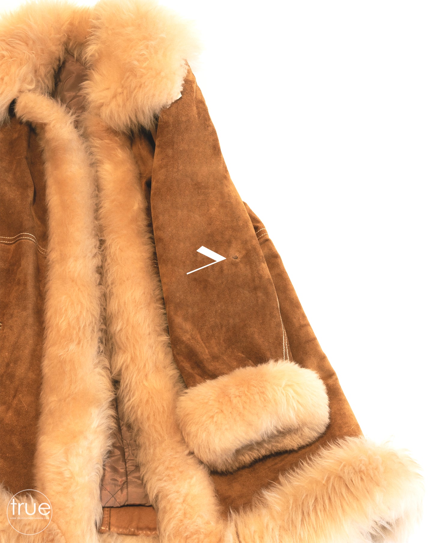 vintage 1970's coat ...suede & shearling Penny Lane coat
