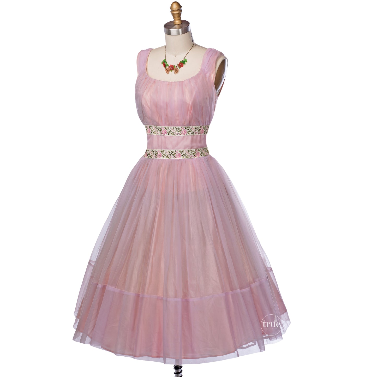 true vintage 1950's dress