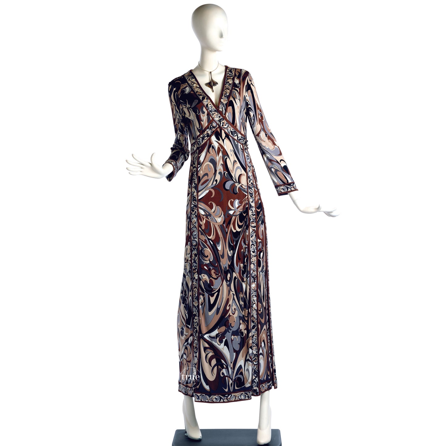 vintage 1970's jumpsuit dress ...most amazing Emilio Pucci Jumpsuit Dress