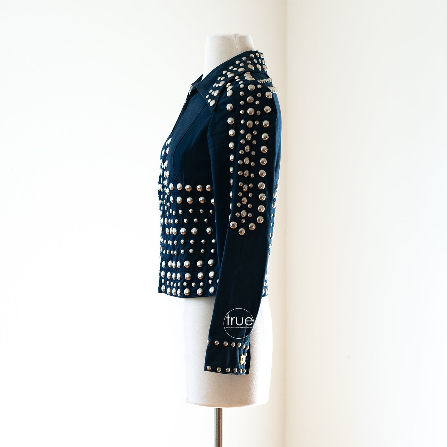 vintage studded jacket